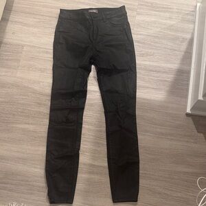 DL1961 Black Sheen Skinny Jeans